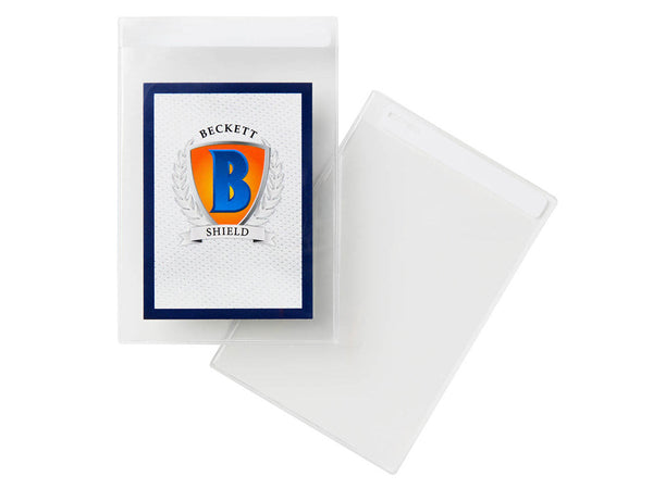 Beckett Shield - Large Semi-Rigid Card Sleeves - 50 count - Hobby Addicts