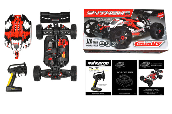 Team Corally - Python XP 6S - 1/8 RTR 4WD Buggy - Hobby Addicts