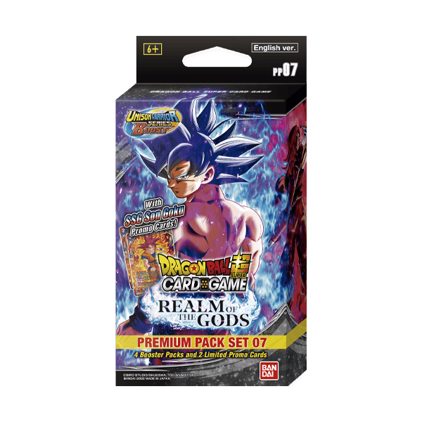 dbz realm of the gods booster box Dragon Ball Super: Realm of the Gods Premium Packs PP07