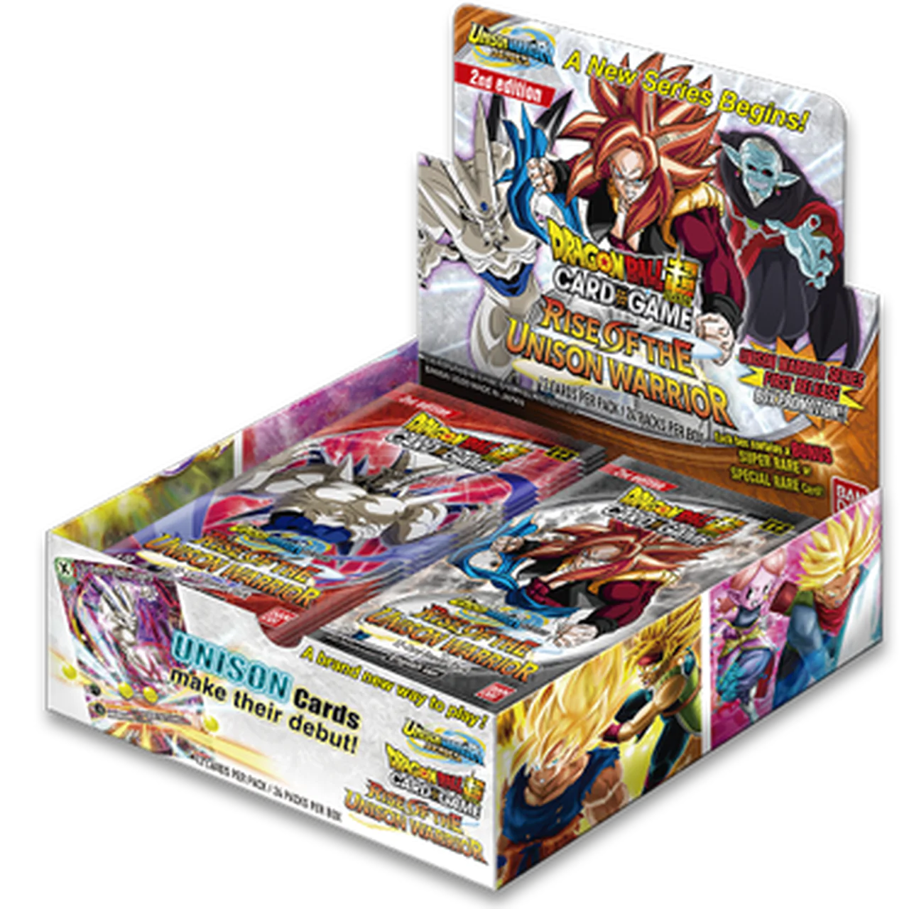 rise of unison warrior booster box Dragon Ball Super Series 10 The Special Premium Pack Set where stories of drama and struggle are written on a daily basis Dragon Ball Super: Rise of