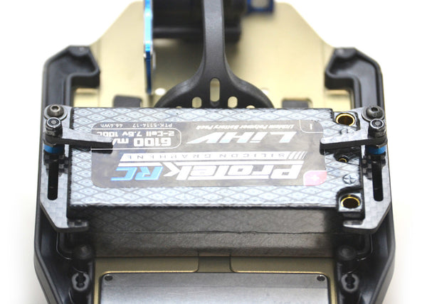 Exotek - CF Lipo Tabs and Cups Set for B6.3, T6.1, SC6.1 - 1828 - Hobby Addicts