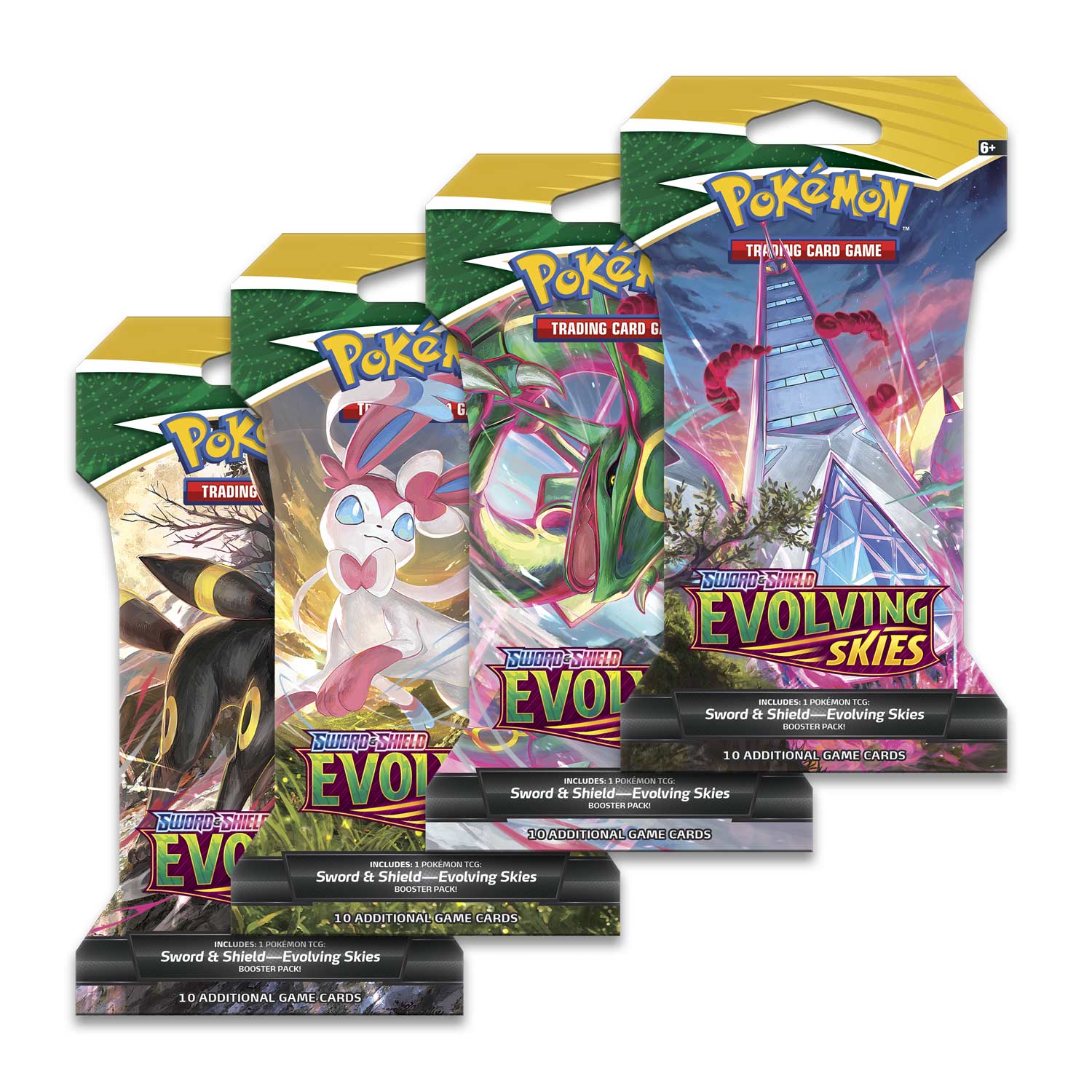 Pokemon TCG Evolving Skies Sleeved Booster Pack Hobby Addicts