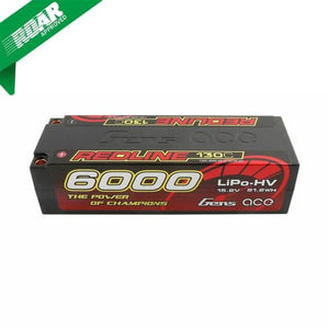 Gens Ace - Redline Series 6000mAh 15.2V 130C 4S1P Hard Case HV Lipo Battery