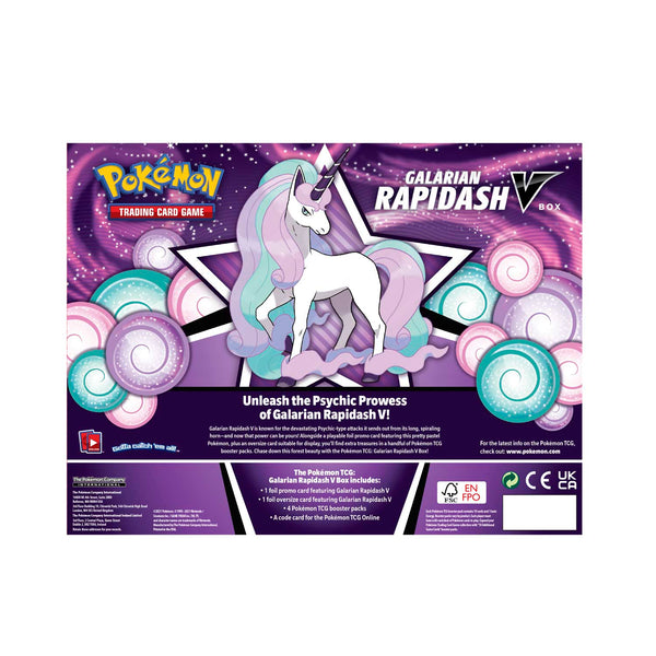 Pokémon TCG - Galarian Rapidash V Box - Hobby Addicts