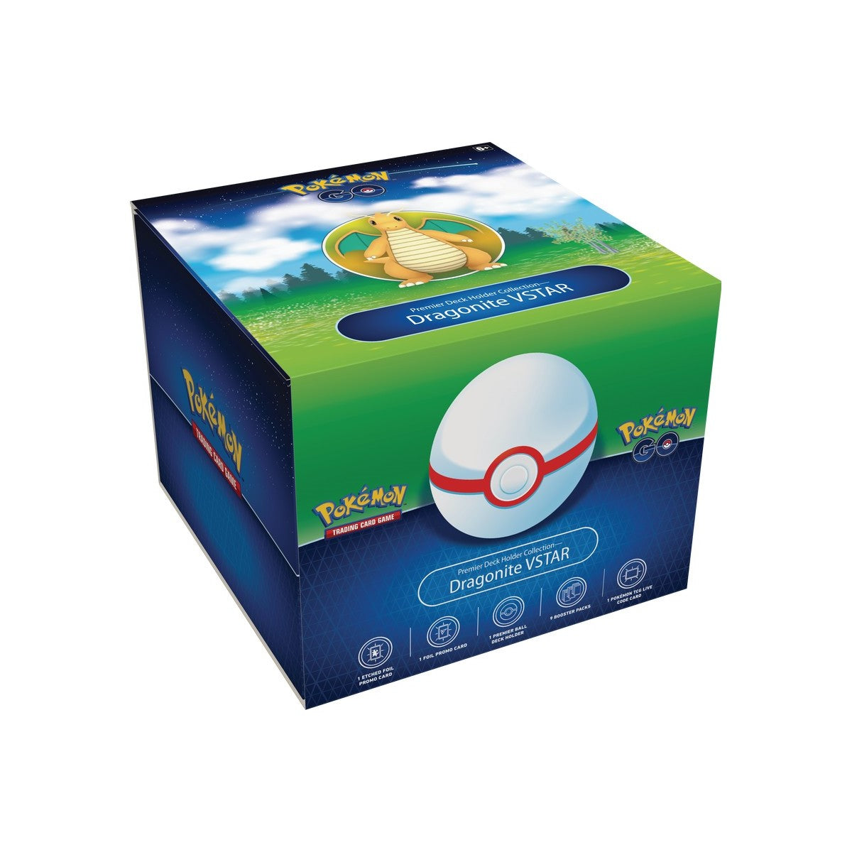 Pokémon TCG - Pokémon GO - Premier Deck holder Collection (Dragonite VSTAR) - Hobby Addicts