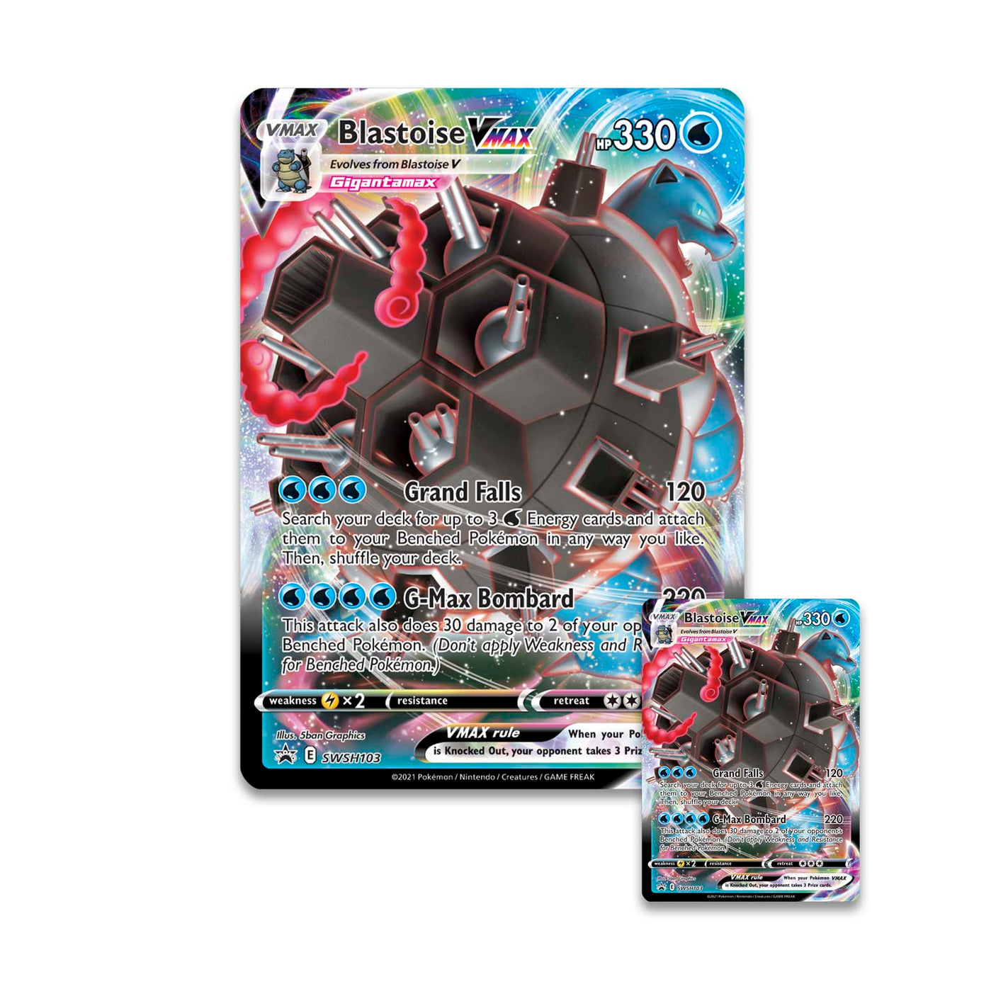 Pokémon TCG - Blastoise VMAX Battle Box - Hobby Addicts