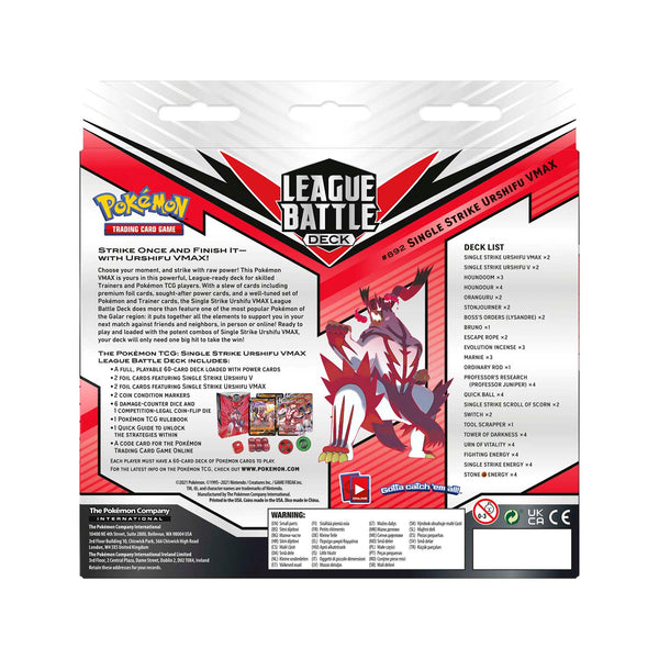 Pokémon TCG - Single Strike Urshifu - VMAX League Battle Deck - Hobby Addicts