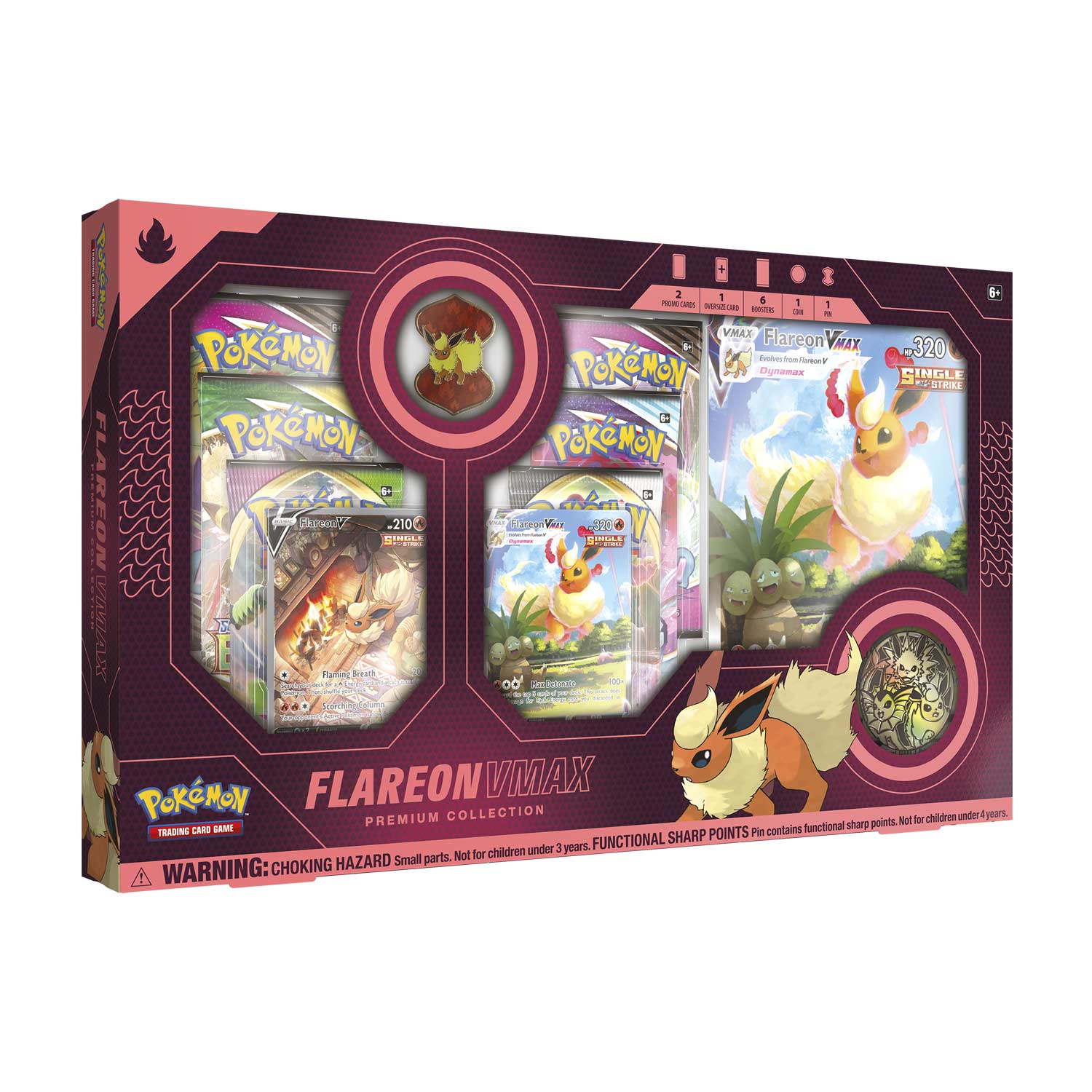 Pokémon TCG - Flareon VMAX Premium Collection - Hobby Addicts