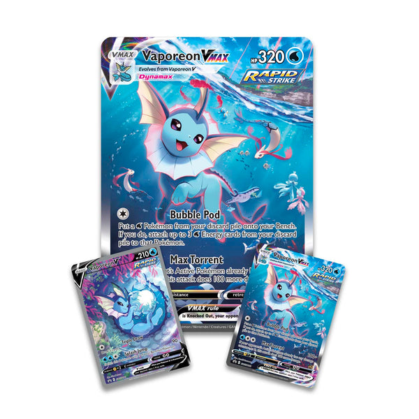 Pokémon TCG - Vaporeon VMAX Premium Collection - Hobby Addicts