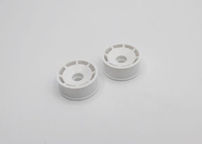 Reflex Racing RX600F0W white speed dish front wheel for RC cars, featuring 0 offset, shown on a clean background.