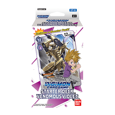 Digimon Card Game - Venomous Violet Starter Deck [ST-6] - Hobby Addicts