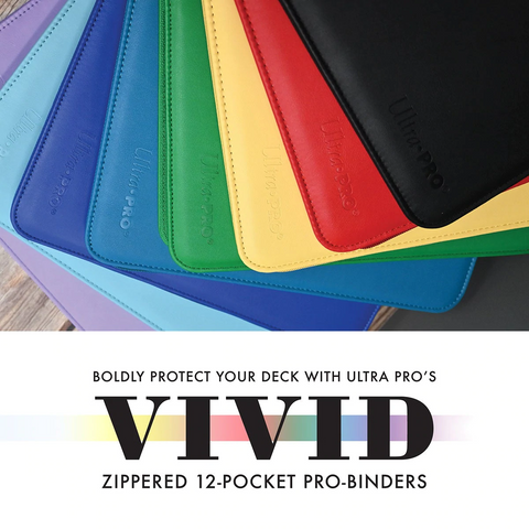 Ultra Pro - Vivid 12-Pocket Zippered PRO-Binder - Hobby Addicts