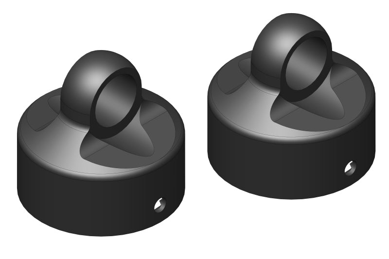 Team Corally - Hard Anodized Aluminum Shock Caps - Dementor, Kronos, Python, Radix or Shogun - Hobby Addicts