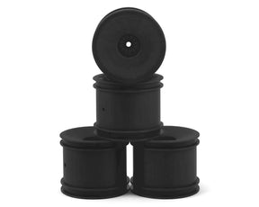 Black DE Racing Speedline ST wheels for 1/10 RC trucks, showcasing durable RC car wheels with a sleek design.