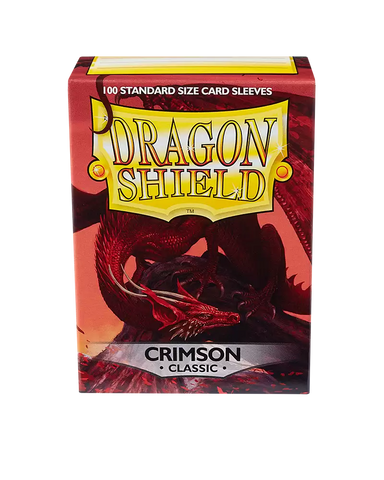 Dragon Shield: Classic Crimson Standard Sleeves