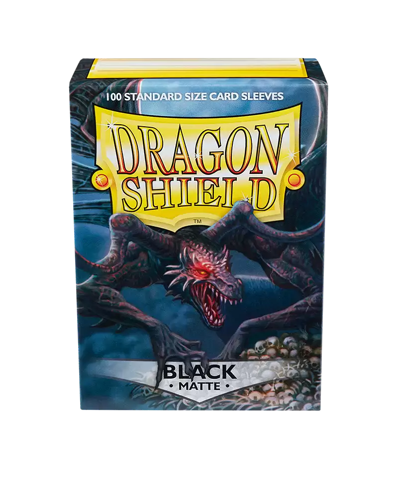 Dragon Shield: Matte Black Standard Sleeves