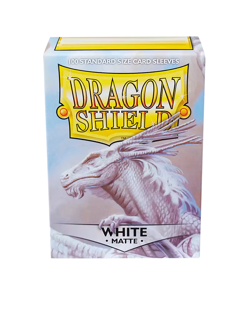 Dragon Shield: Matte White Standard Sleeves