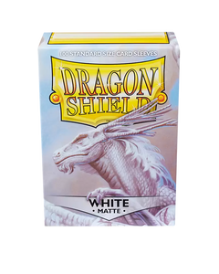 Dragon Shield: Matte White Standard Sleeves