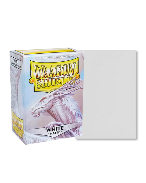 Dragon Shield: Matte White Standard Sleeves