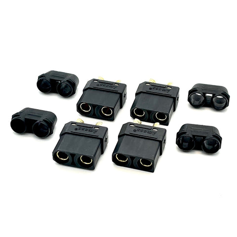 Maclan Racing - XT90 Connectors (4) Female Only (Black)