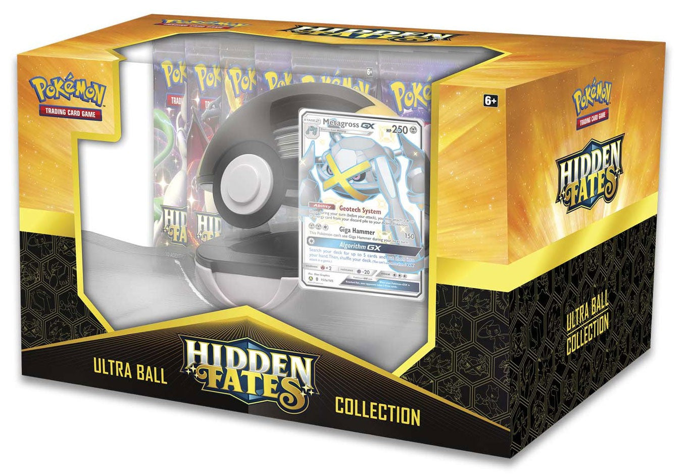 Pokémon TCG - Hidden Fates - Ultra Ball Collection - Shiny Metagross-GX - Hobby Addicts