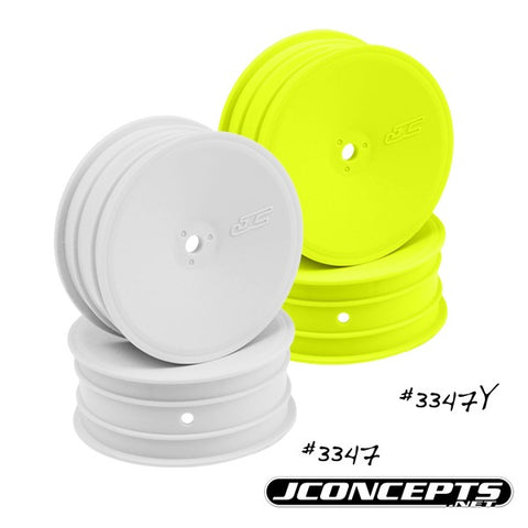 JConcepts - Mono - 2.2" 1/10 Buggy - Front Wheel - White - 4pcs - Hobby Addicts