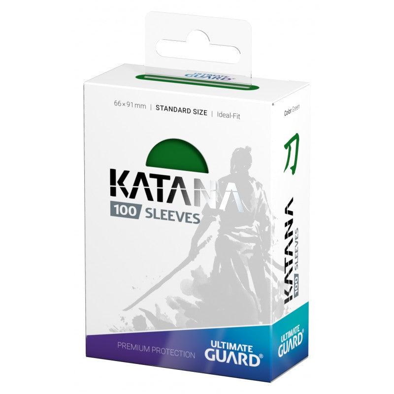 Ultimate Guard - Katana Sleeves Standard Size - Green - Hobby Addicts