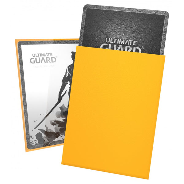 Ultimate Guard - Katana Sleeves Standard Size - Yellow - Hobby Addicts