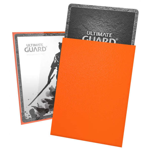 Ultimate Guard - Katana Sleeves Standard Size - Orange - Hobby Addicts
