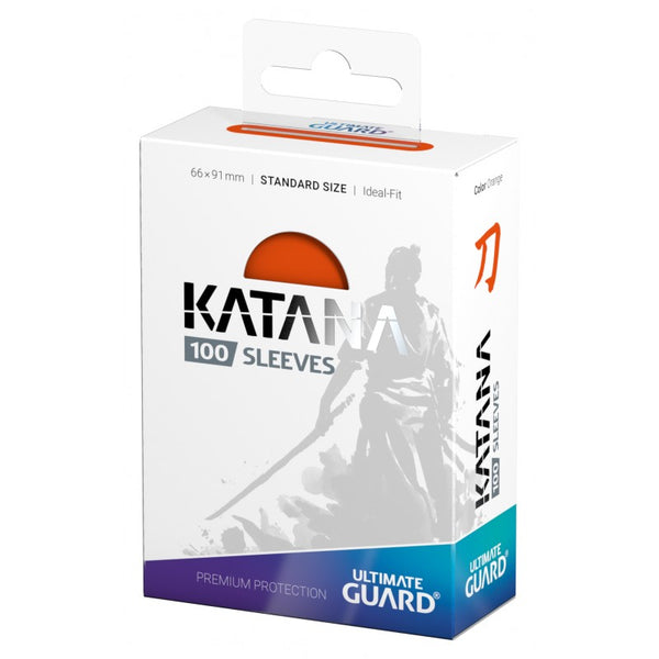 Ultimate Guard - Katana Sleeves Standard Size - Orange - Hobby Addicts