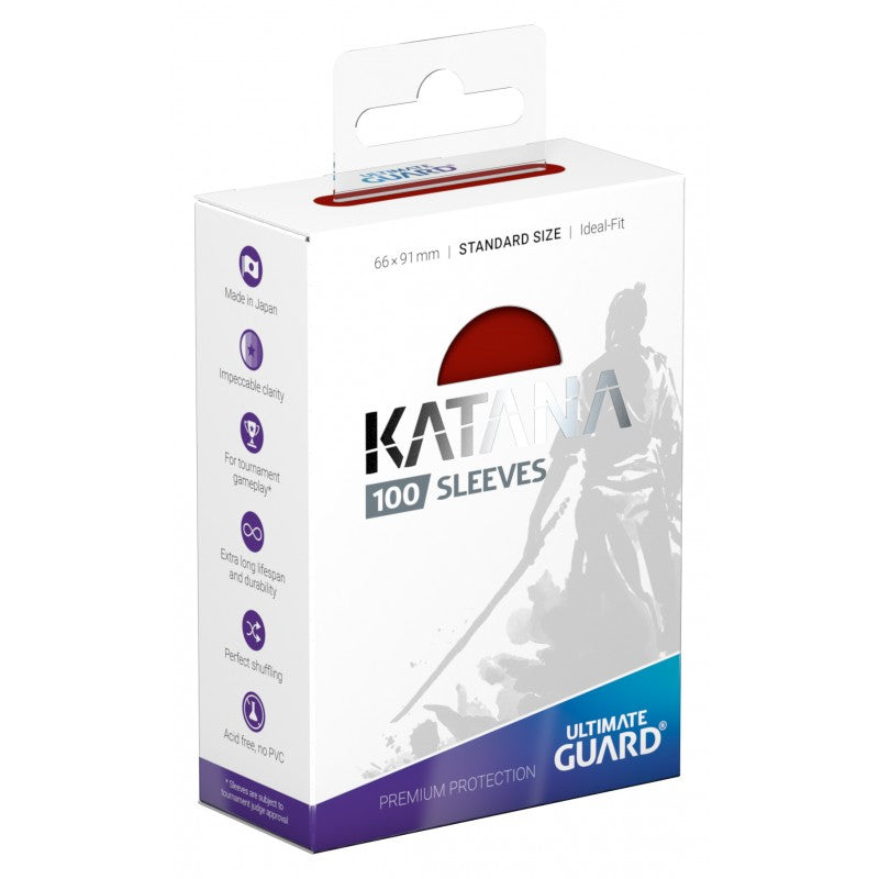 Ultimate Guard: Katana Sleeves Standard Size Red | Hobby Addicts Ultimate Guard: Katana Sleeves Standard Size Red | Hobby Addicts