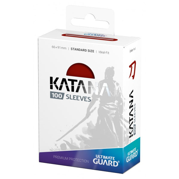 Ultimate Guard - Katana Sleeves Standard Size - Red - Hobby Addicts
