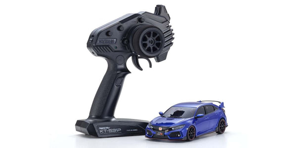 Kyosho: Mini-Z MA-020 AWD Readyset, Honda Civic Type R (Blue Metallic) 32613BL