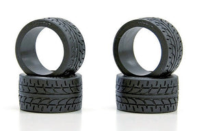 Kyosho Mini-Z RC car racing radial wide tire with 40° angle, suitable for high-performance remote control vehicle upgrades.