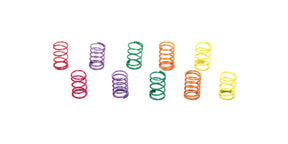 Kyosho Mini-Z MR-03 front spring set for RC car, includes multiple springs for suspension tuning, MZW401 model.