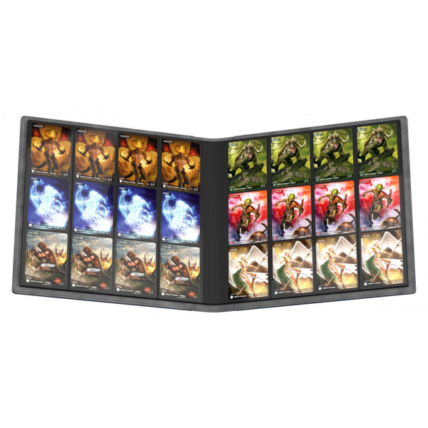 Ultimate Guard - 12-Pocket Quadrow Portfolio Xenoskin - Dark Blue - Hobby Addicts
