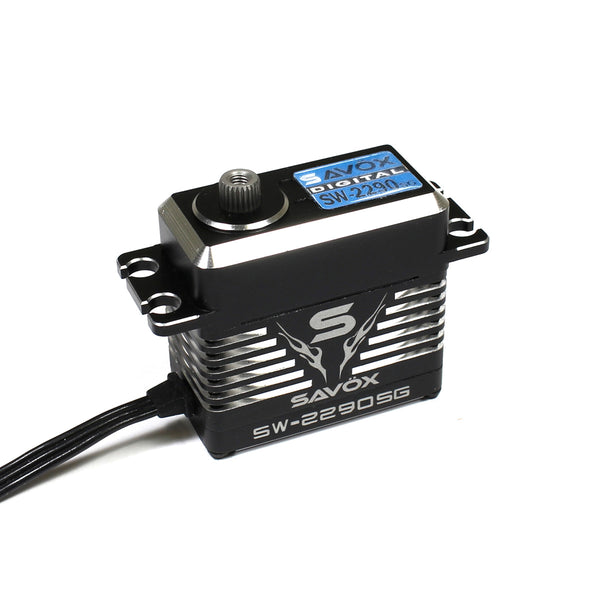 Savox - SW-2290SG-BE - Black Edition Waterproof High Voltage, Brushless, Digital Servo - 0.11sec / 972.1oz @ 8.4v