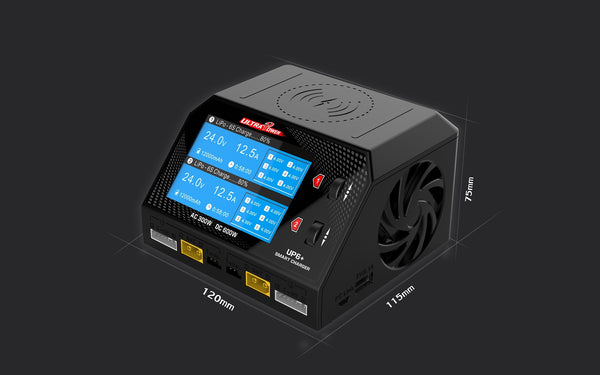 Ultra Power - UP6+  - 300W AC/600W DC Dual Port Charger - Hobby Addicts