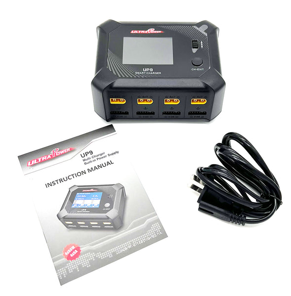 Ultra Power - UP9 AC 100W / DC 200W Four Port Multi-Chemistry Smart Charger
