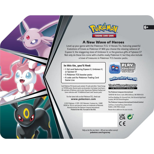 Pokémon TCG - V Heroes Tin - Hobby Addicts